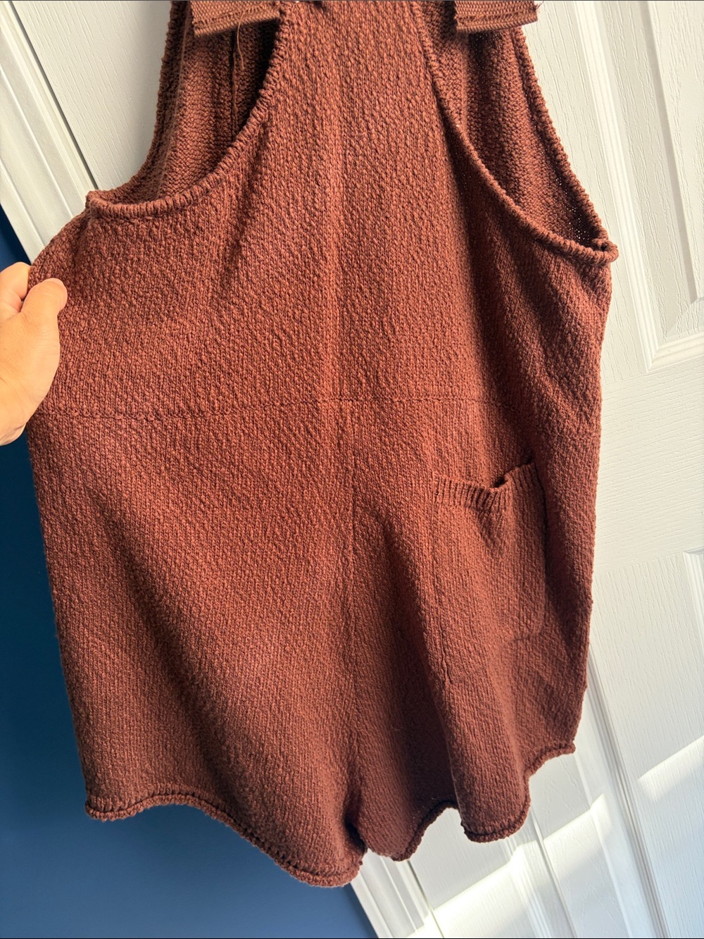 Free People FP Beach Free-est Over It Short One Piece Knit Romper Shortalls M - Picture 8 of 10